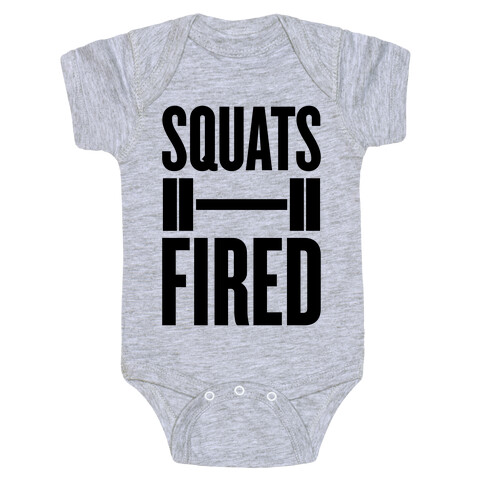 Squats Fired Baby One-Piece