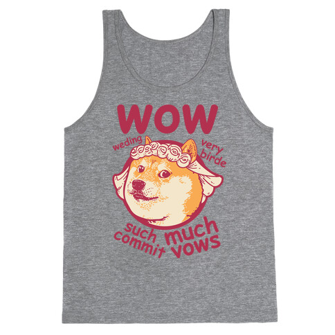 Wedding Doge Tank Top