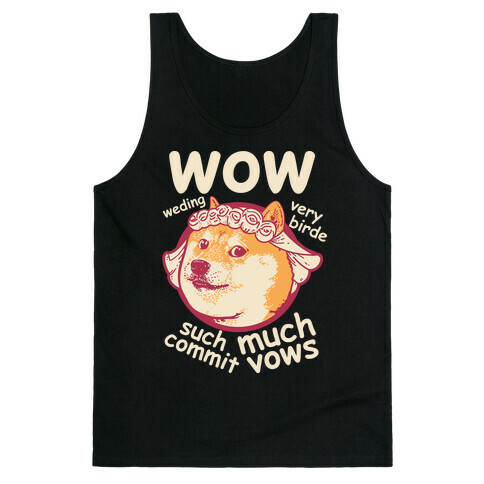 Wedding Doge Tank Top