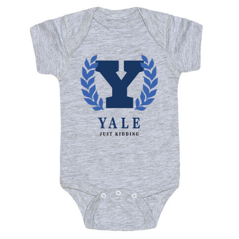 Yale (Just Kidding) Baby One-Piece