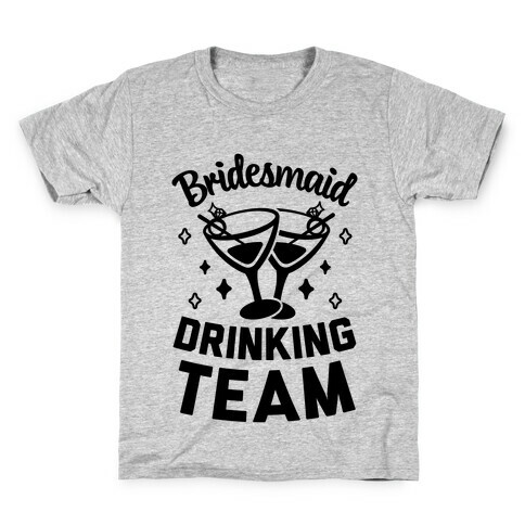 Bridesmaid Drinking Team Kids T-Shirt