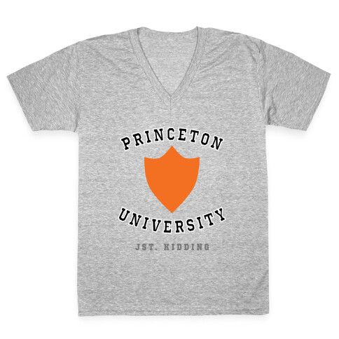 Princeton (Just Kidding) V-Neck Tee Shirt