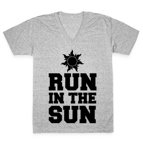 Run In The Sun V-Neck Tee Shirt