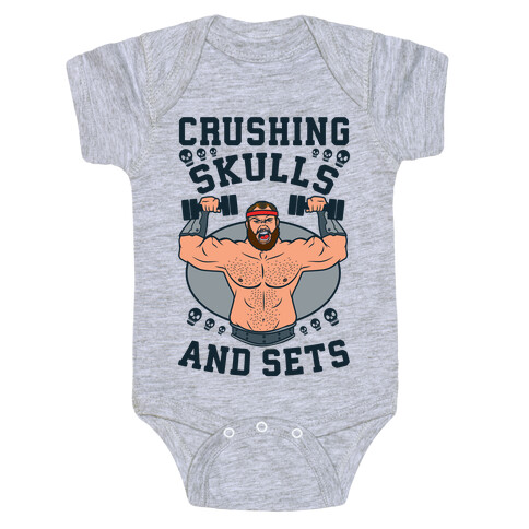 Crushing Skulls and Sets Baby One-Piece