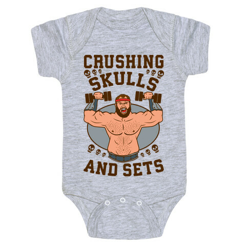 Crushing Skulls and Sets Baby One-Piece