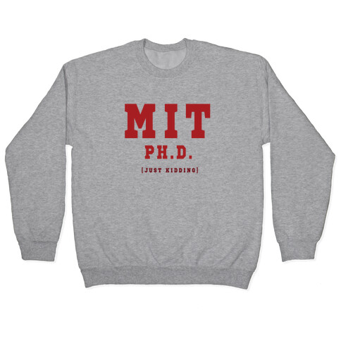 MIT Ph. D. (Just Kidding) Pullover