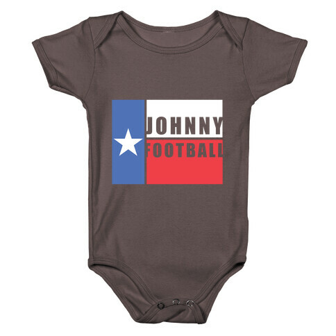Texas Johnny Football Baby One-Piece