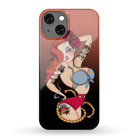 PIN-UP TATTOO JESSICA Phone Case