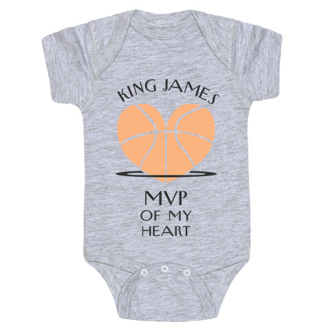 MVP of My Heart (Basketball Version) Baby One-Piece