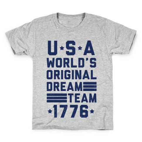 USA World's Original Dream Team 1776 Kids T-Shirt
