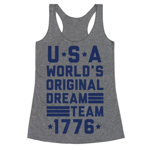 USA World's Original Dream Team 1776 Racerback Tank Top