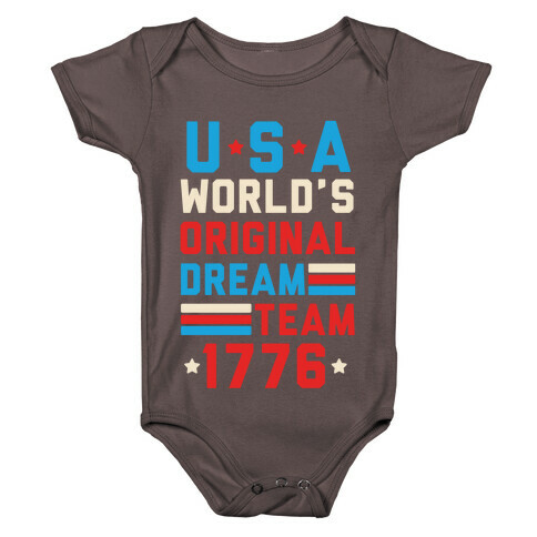 USA World's Original Dream Team 1776 Baby One-Piece