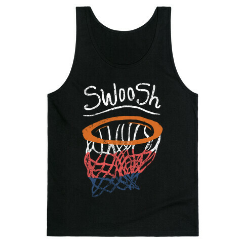 Basketball Hoop Swoosh (Vintage) Tank Top