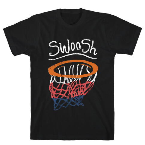 Basketball Hoop Swoosh (Vintage) T-Shirt
