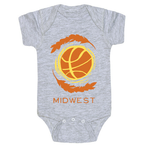 Midwest Basketball Baby One-Piece