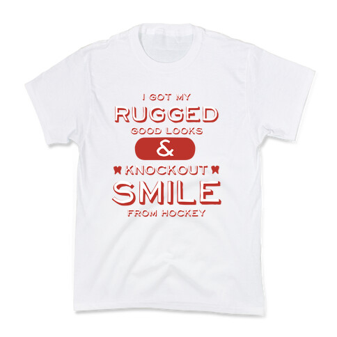 Knockout Hockey Smile Kids T-Shirt