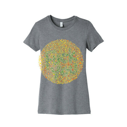 Color Blind Test (F*** You) Womens T-Shirt