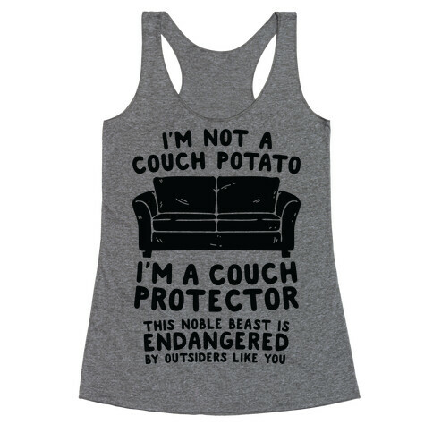 Couch Protector Racerback Tank Top