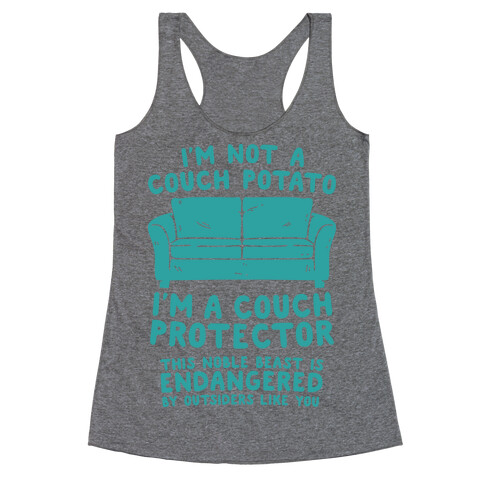 Couch Protector Racerback Tank Top