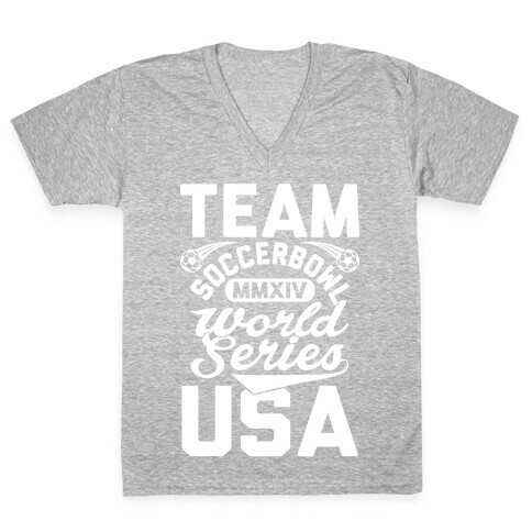 Soccerbowl World Series V-Neck Tee Shirt