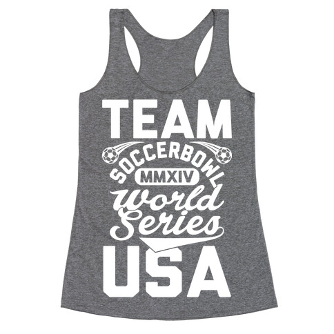 Soccerbowl World Series Racerback Tank Top