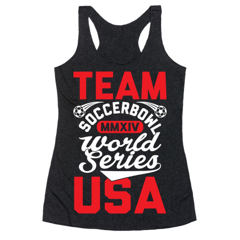 Soccerbowl World Series Racerback Tank Top