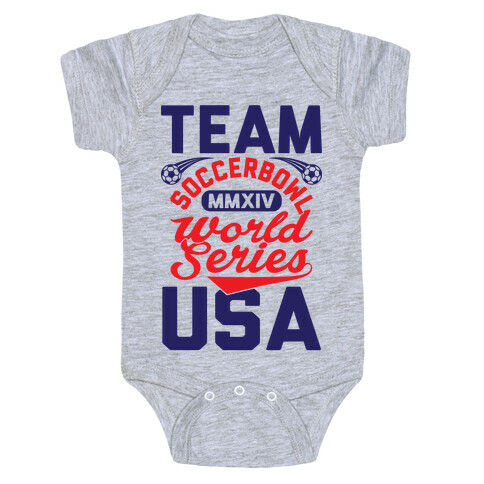 Soccerbowl World Series Baby One-Piece