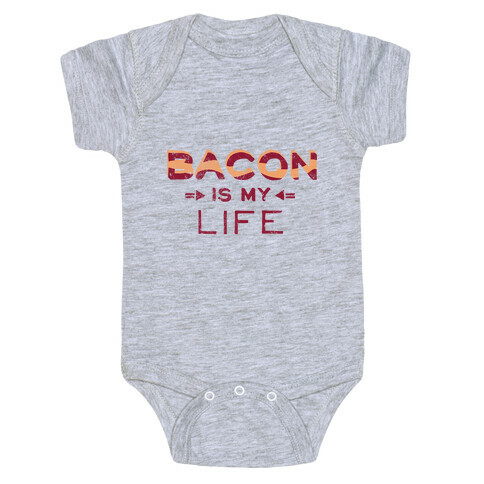 Bacon Is My Life (Vintage) Baby One-Piece