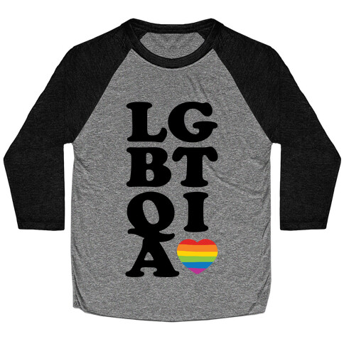 LGBTQIA Baseball Tee