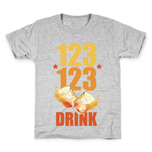 123 123 Drink Kids T-Shirt