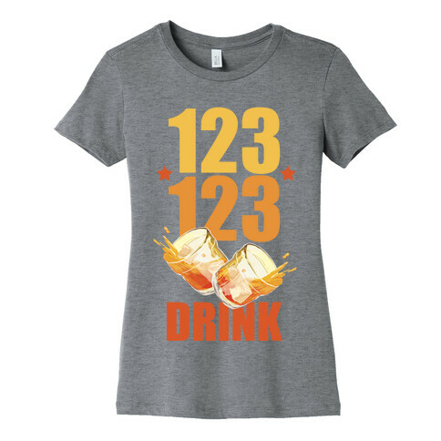 123 123 Drink Womens T-Shirt