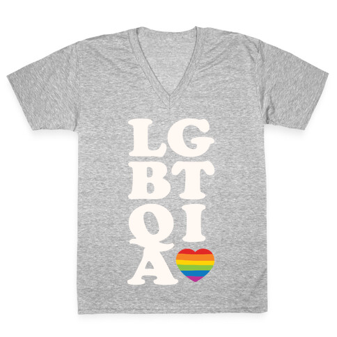 LGBTQIA V-Neck Tee Shirt