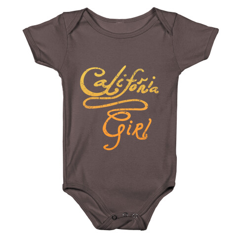 California Girl (Golden Vintage) Baby One-Piece