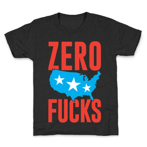 Zero F***s America Kids T-Shirt