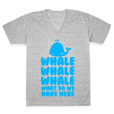 Whale Whale Whale V-Neck Tee Shirt