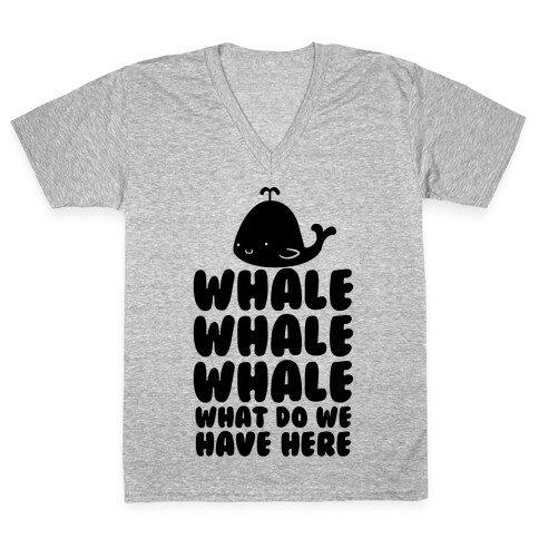 Whale Whale Whale V-Neck Tee Shirt