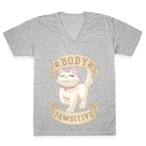 Body Pawsitive V-Neck Tee Shirt