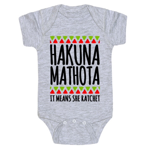 Hakuna MaTHOTa Baby One-Piece