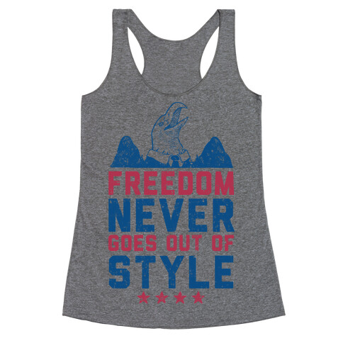 Freedom Never Goes Out of Style Racerback Tank Top