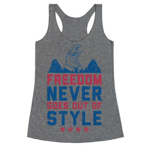 Freedom Never Goes Out of Style Racerback Tank Top