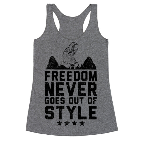 Freedom Never Goes Out of Style Racerback Tank Top