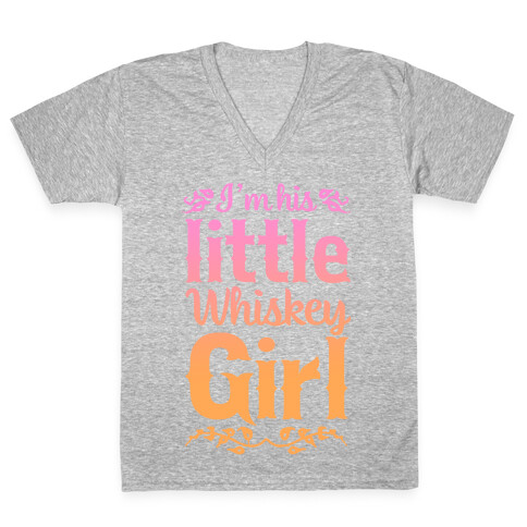 Little Whiskey Girl V-Neck Tee Shirt