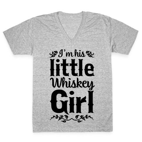 Little Whiskey Girl V-Neck Tee Shirt