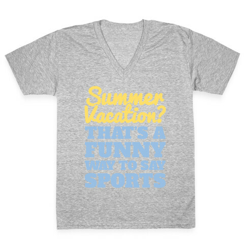 Summer Sports V-Neck Tee Shirt