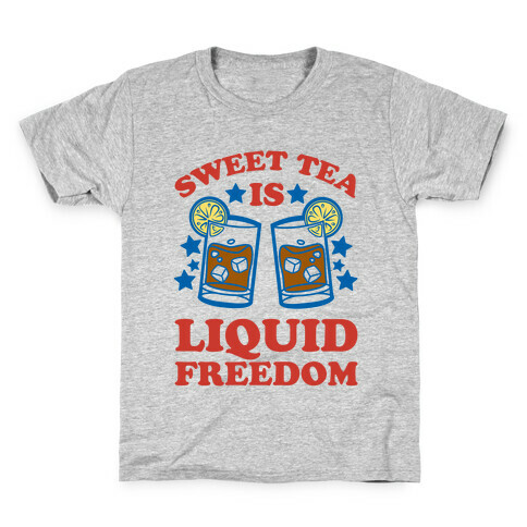 Sweet Tea Is Liquid Freedom Kids T-Shirt