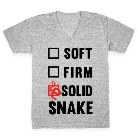 Solid Snake V-Neck Tee Shirt