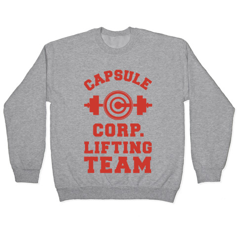 Capsule Corp. Lifting Team Pullover