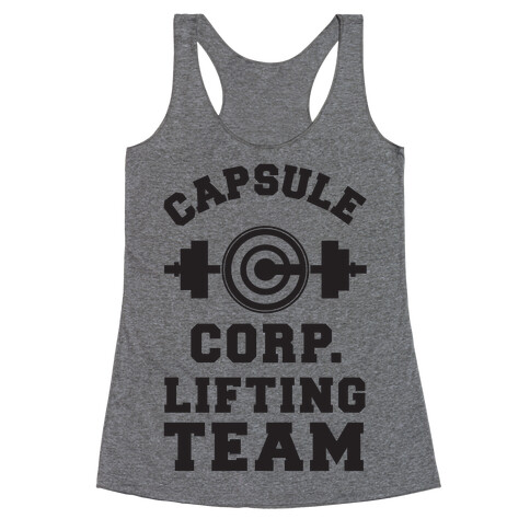 Capsule Corp. Lifting Team Racerback Tank Top