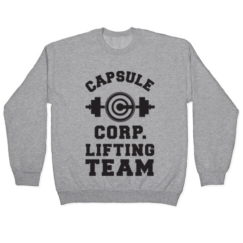 Capsule Corp. Lifting Team Pullover