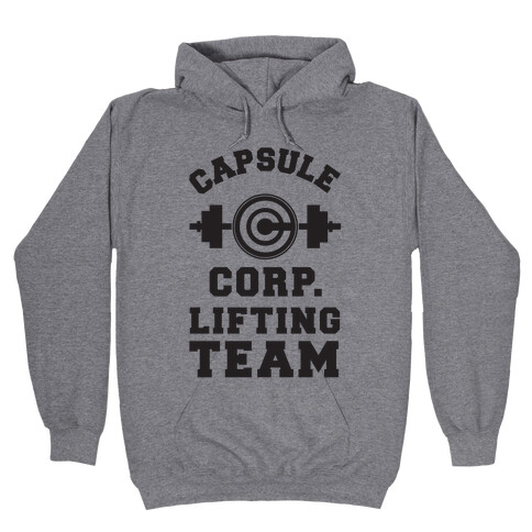 Capsule Corp. Lifting Team Hooded Sweatshirt